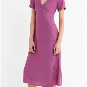 Urban Outfitters Modal button front wrap dress.